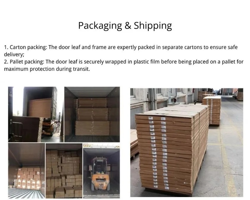 Entry Wooden Door with Glass Popular in Canada