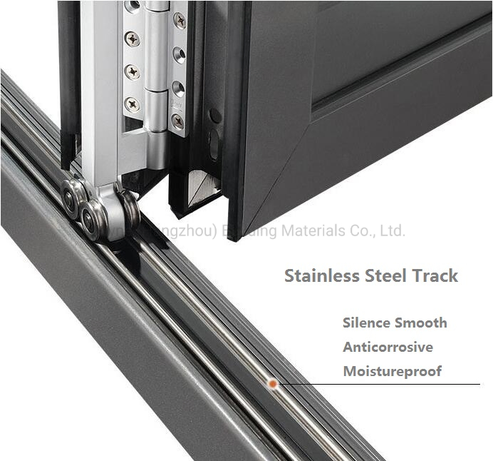 10% off Series Slim Frame Aluminum Bi Fold Sliding Entrance Interior Exterior Door Thermal Break Glass Bi Folding Door Aluminium Balcony Glass Door