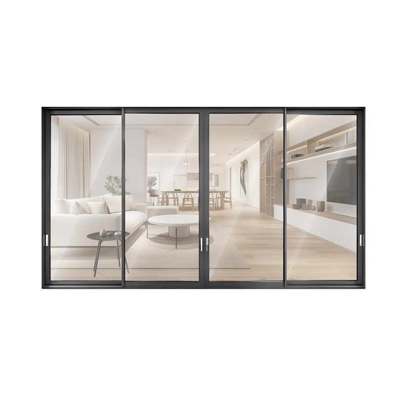 Modern Aluminum Sliding Door Thermal Break Frame Energy Saving Design and Smooth Operation System Sliding Door