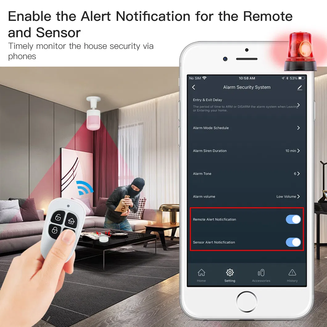 Smart Home Alarm 6