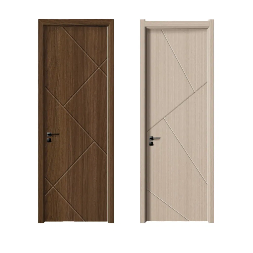 Shengyifa Interior Design WPC Waterproof PVC Polymer Sliding Barn Door for Bathroom Bedroom