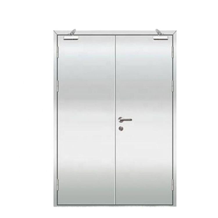 Soundproof Steel Door Hollow Acoustic Metal Steel Fireproof Door for Hotel