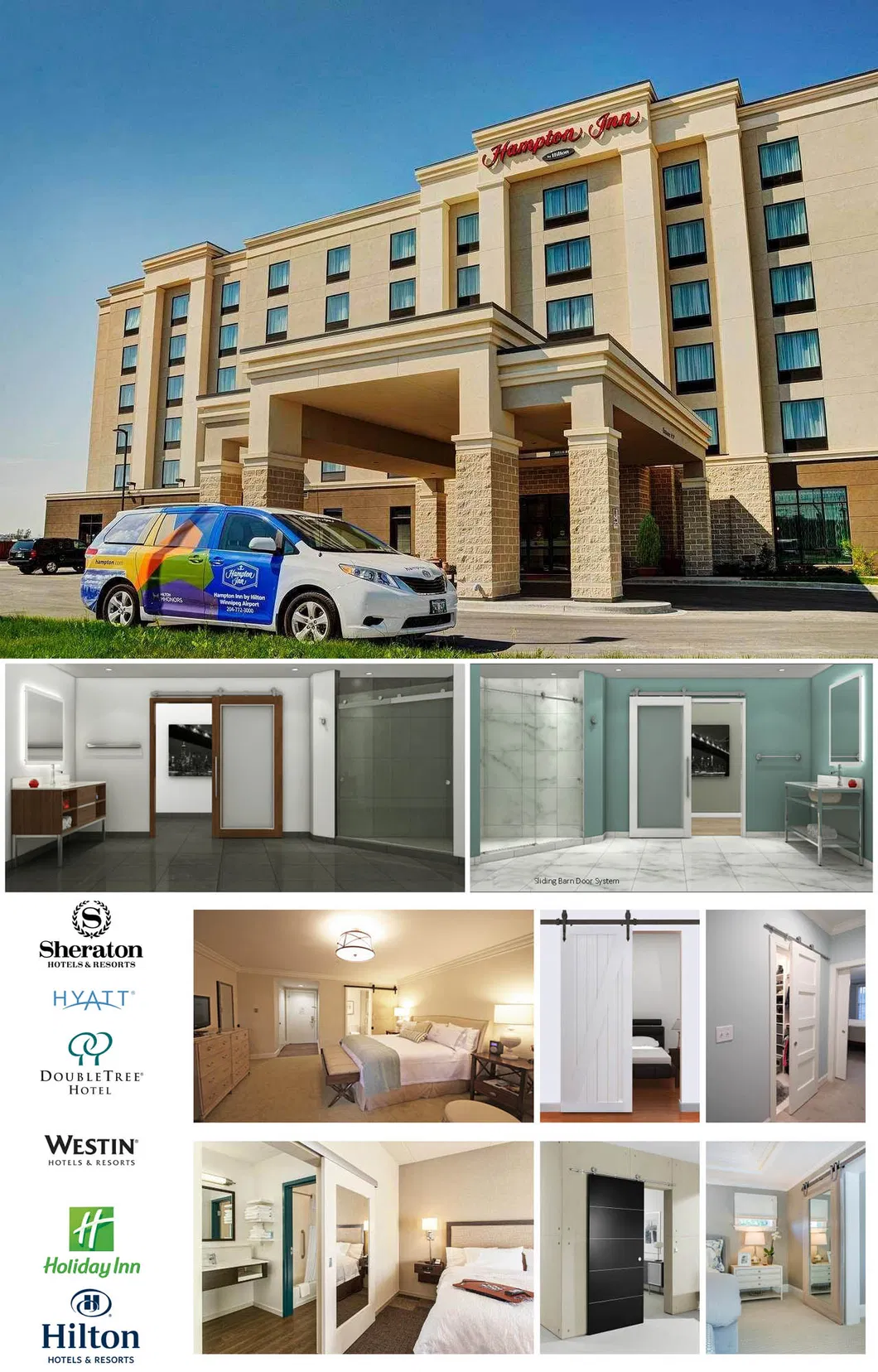 Interior Flush Wood Barn Doors