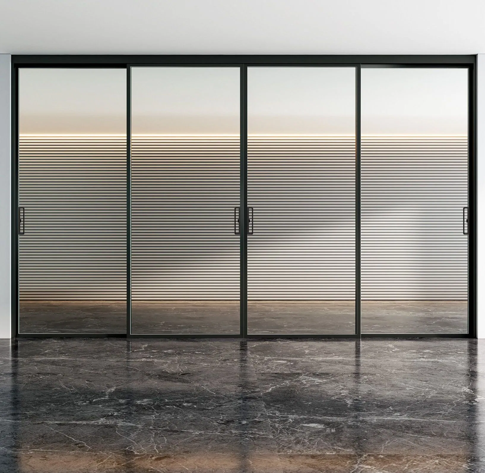 Wholesale Price Aluminum Modern Main Wrought Iron Double Single Gate Garage Sliding Entrance Glass Security Front Metal Interior Exterior New Pivot Steel Door