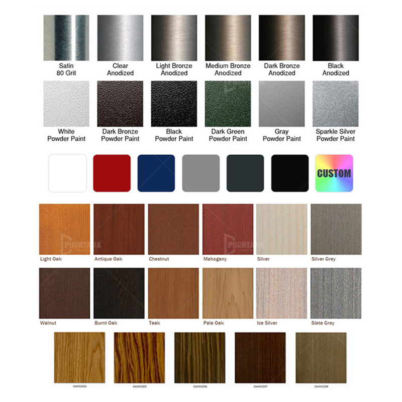 Commercial and Residential Premium Modern Bullet Resistant Aluminium Front Entry Doors Main Entrance Door