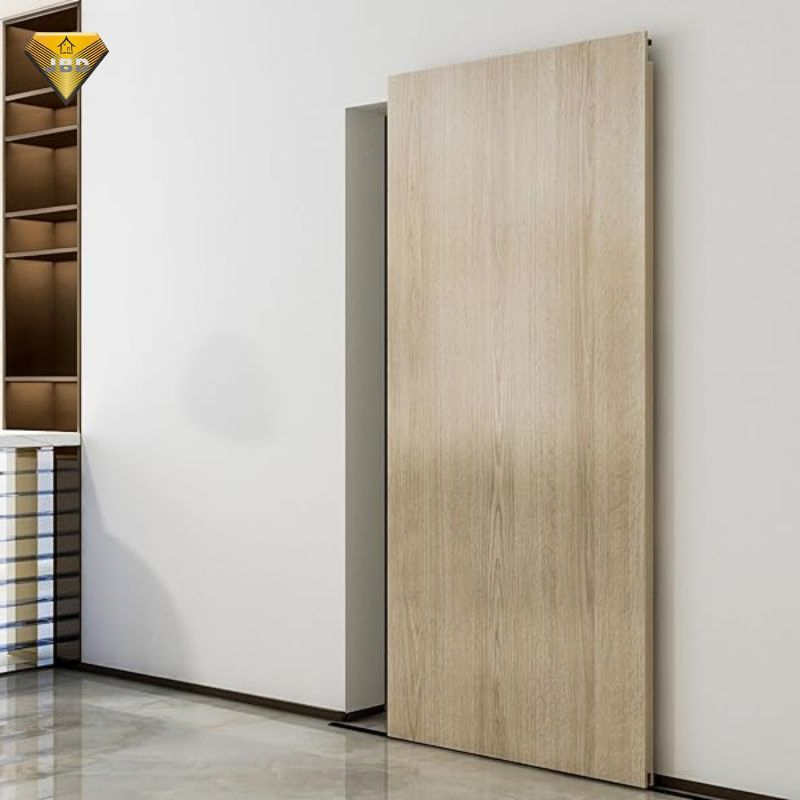 Prima Modern Design Interior Wood Door Wooden Sliding Barn Doors Upper Track Wood Barn Sliding Door