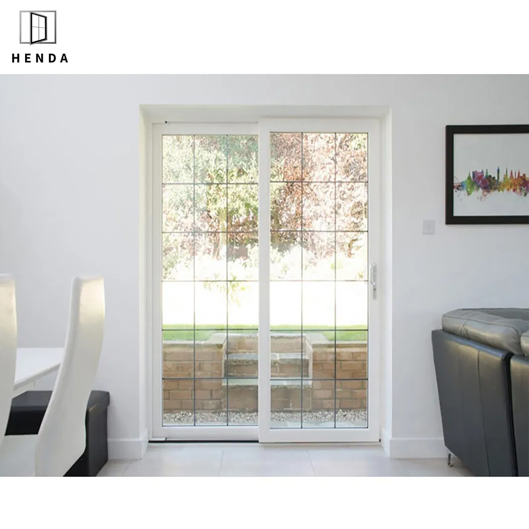 Soundproof Thermal Break Heat Insulation Tinted Glass Interior Aluminium Glass Sliding Door