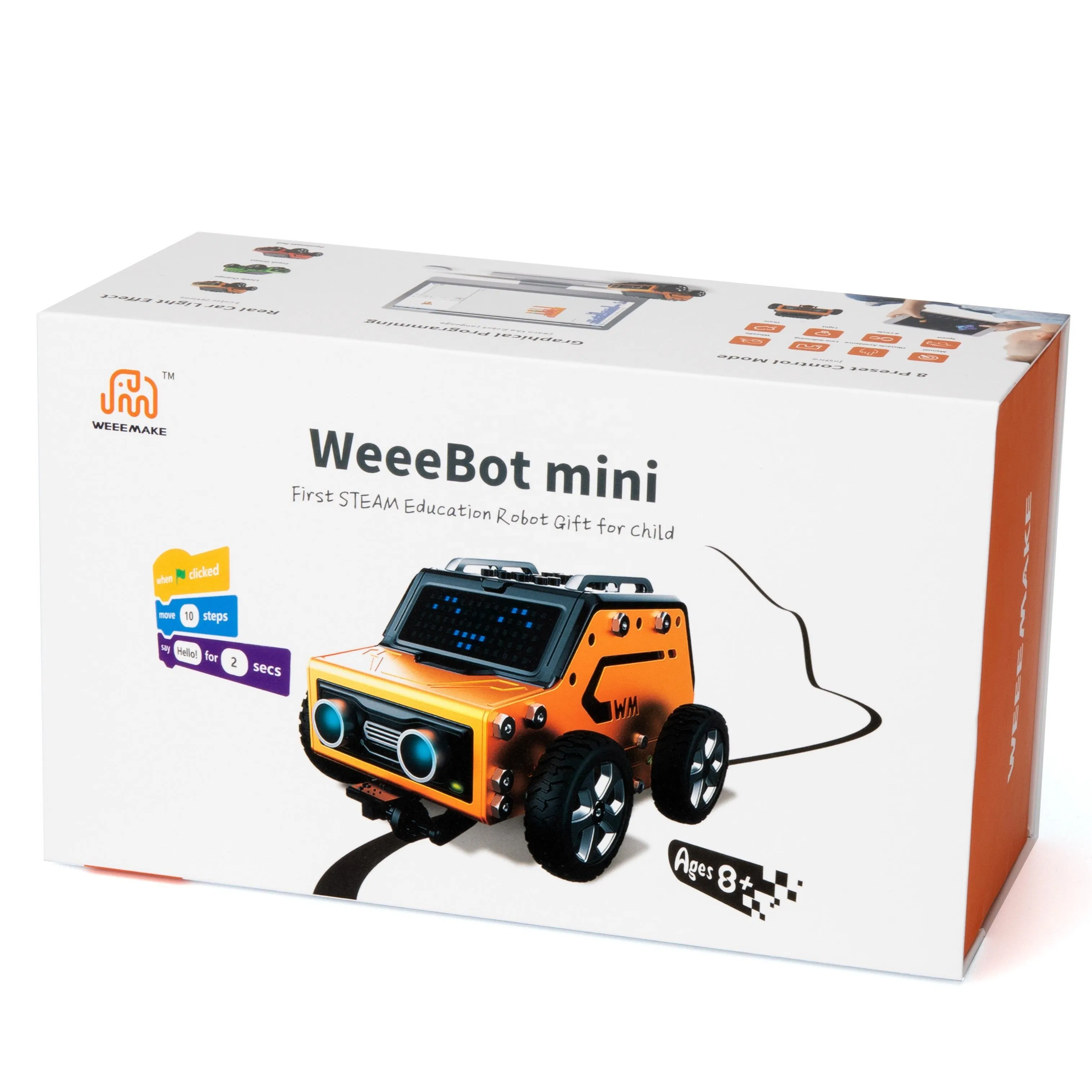 Weeemake Smart Education Robot Kids Coding Compatible Arduino IDE Car Robotics Kit for Schools