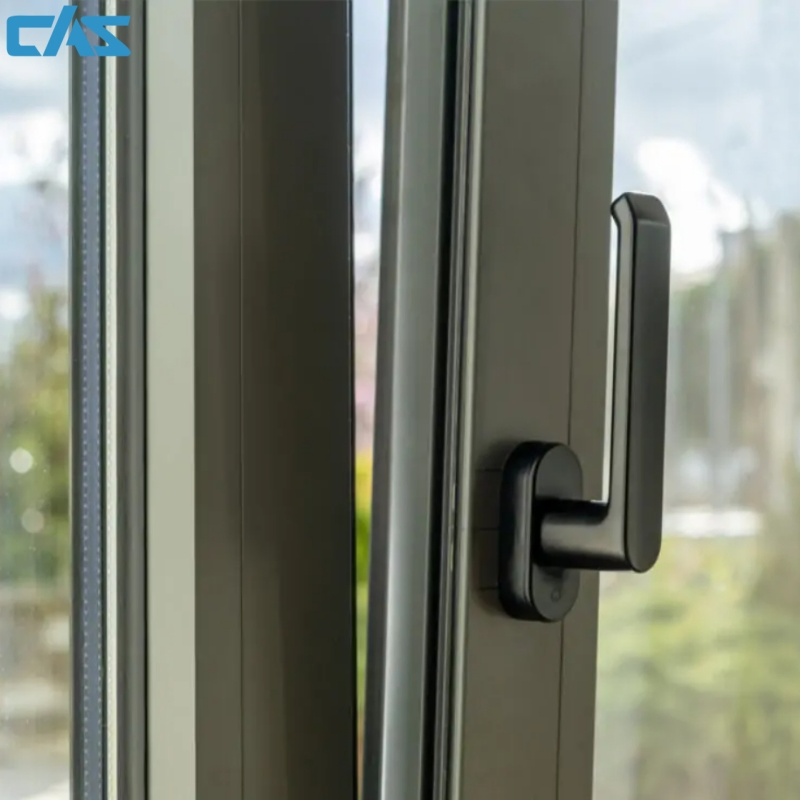 Soundproof Tilt and Turn Door, Acoustic Insulated Glass for Urban Buildings