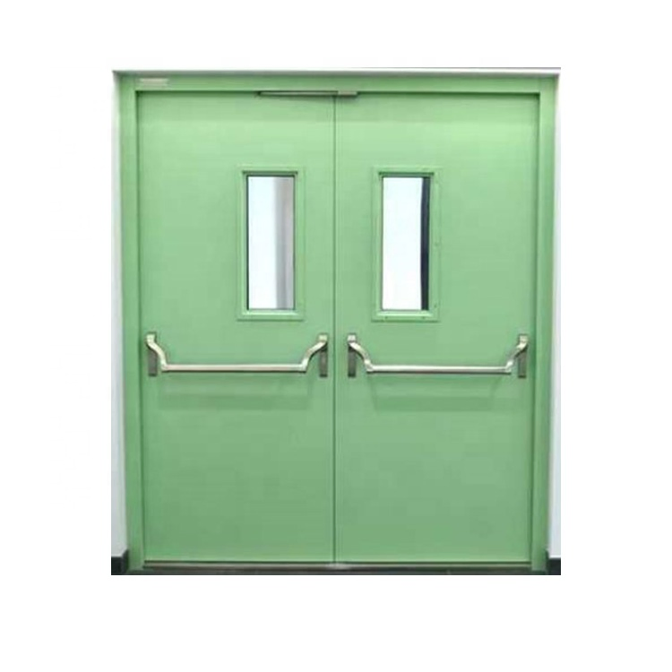 Soundproof Steel Door Hollow Acoustic Metal Steel Fireproof Door for Hotel