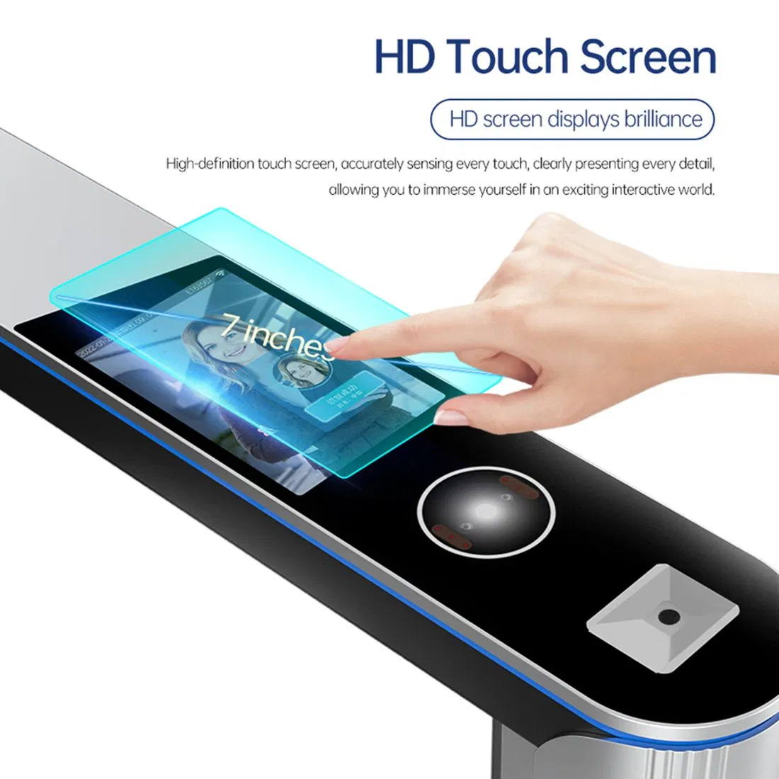 Weather Proof Biometrics Palmprint Turnstile Gate Security Turnstile System