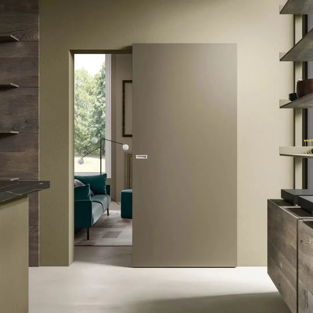 Hidden Door Designs Invisible Wooden Timber Interior Flush Door