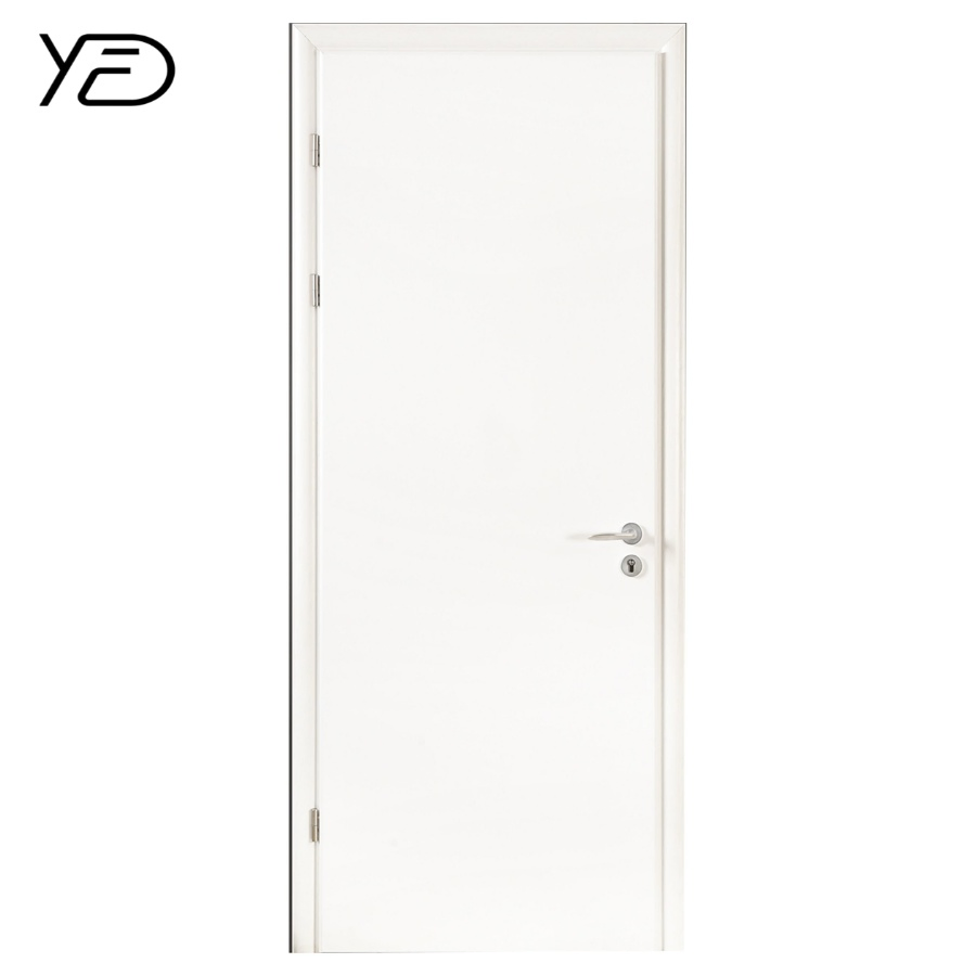 2025 Modern Flush Mounted Wall Panel Design American Red Oak Interior Solid Wooden Frameless Door Invisible Hidden Door Waterproof