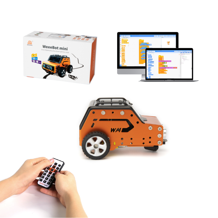 Weeemake Smart Education Robot Kids Coding Compatible Arduino IDE Car Robotics Kit for Schools