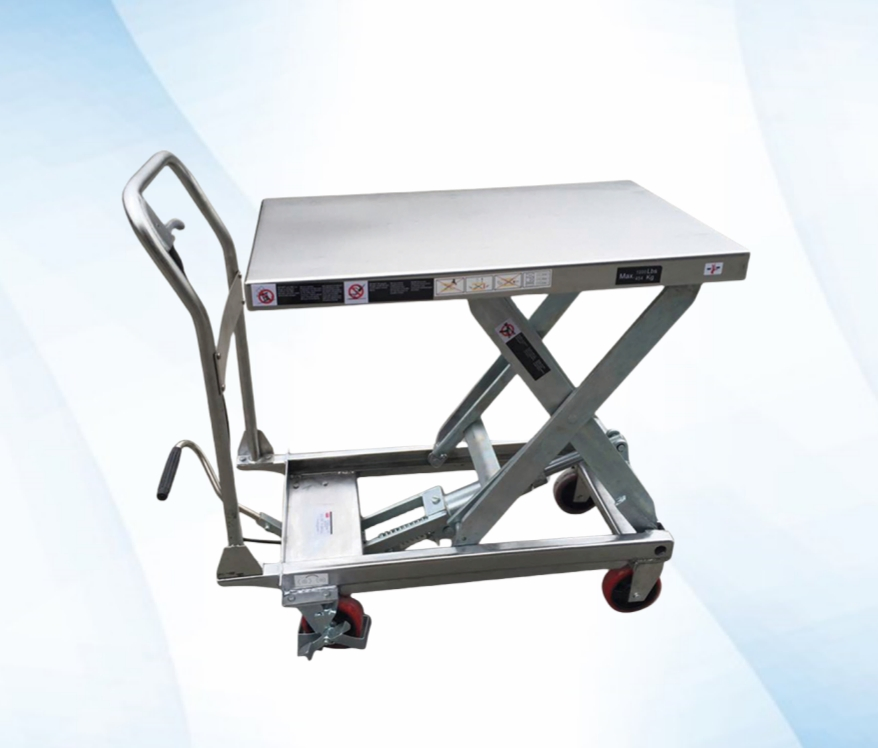 Heavy Duty 5 Ton Manual Forklift Truck with Strong Nylon PU Wheels