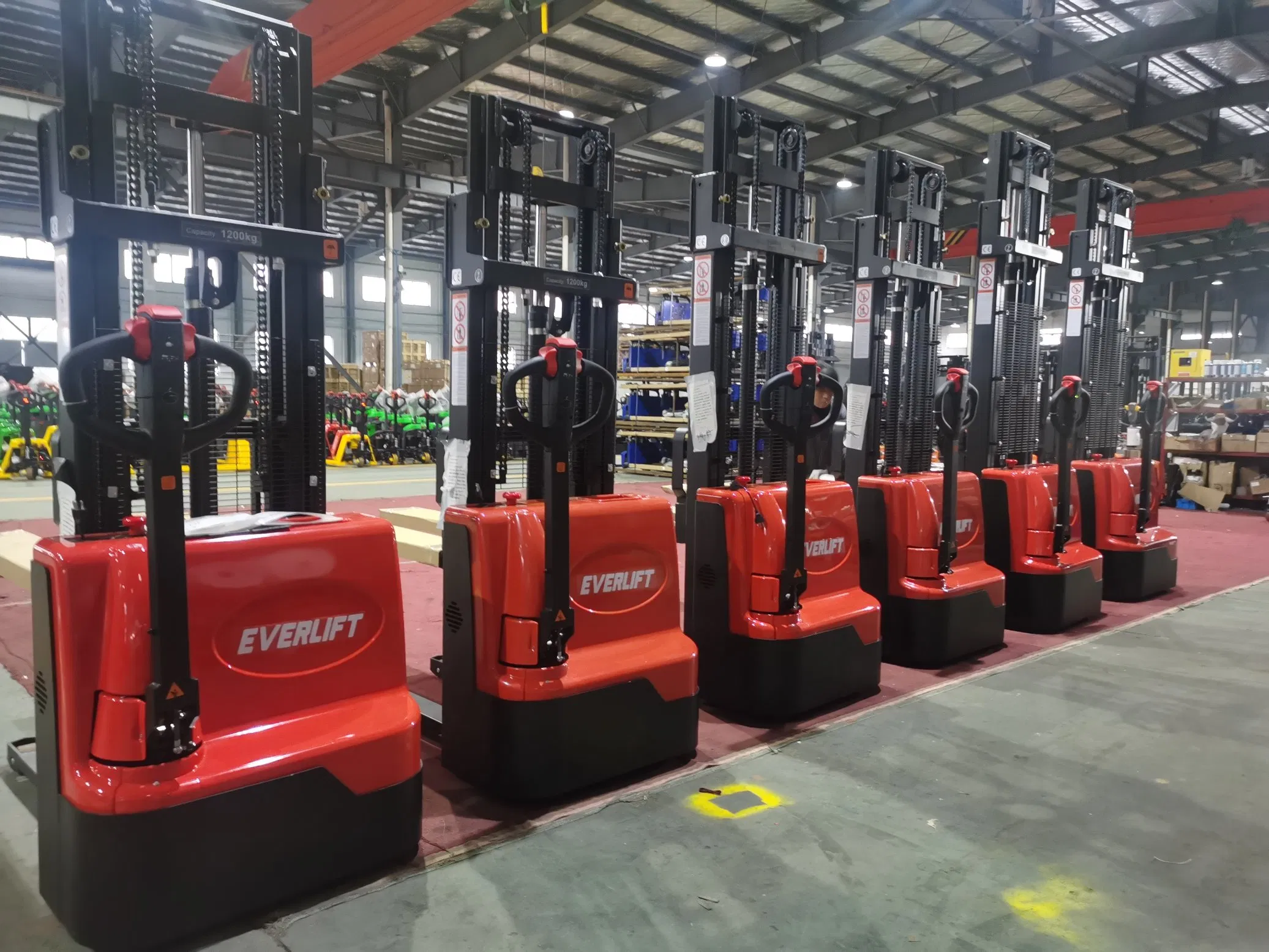 Eles-15j Full Lift Electric Stacker Forklift Walkie Stacker Price