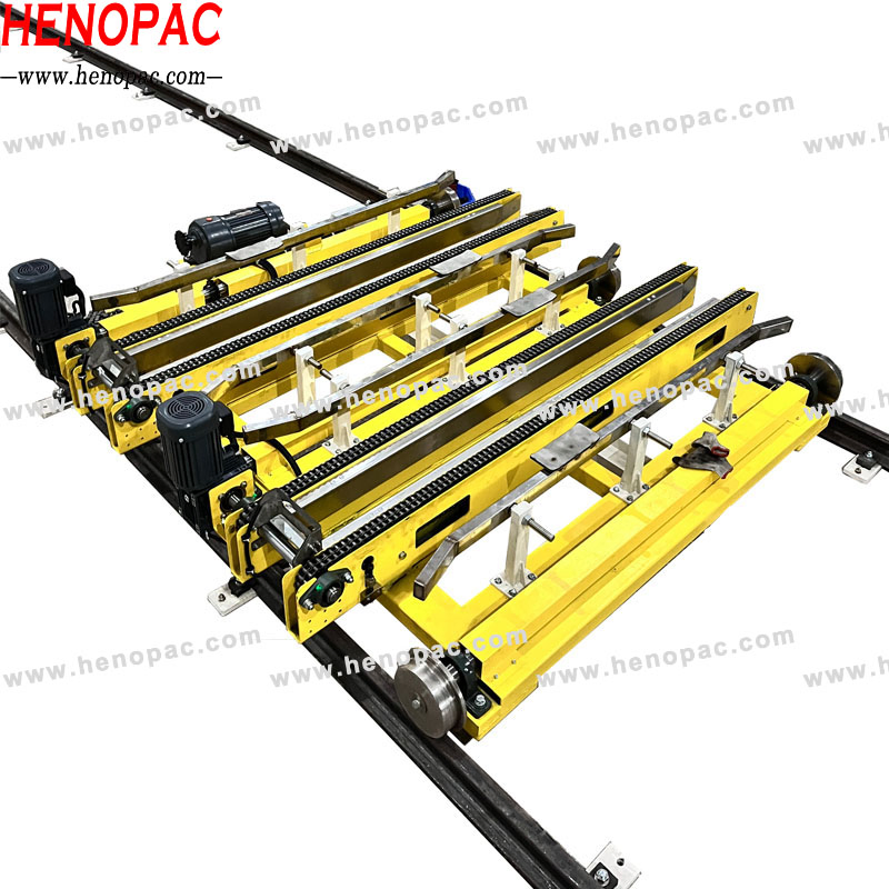 Automated Pallet Chain Conveyor Shuttle Car Pallet Shuttle for Palletized Goods