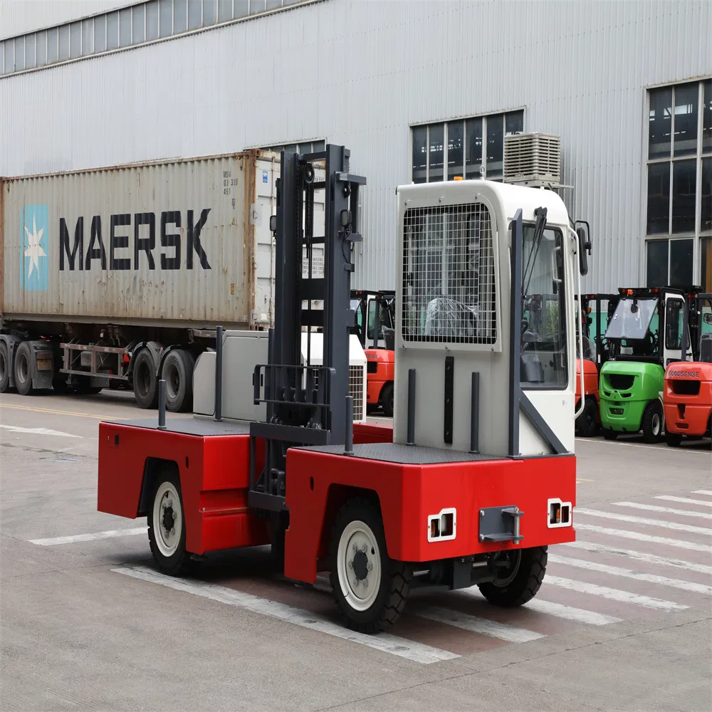 Goodsense Good Quality 3tons 2500kg 3000kg Electric Diesel Side Loader Forklift Truck
