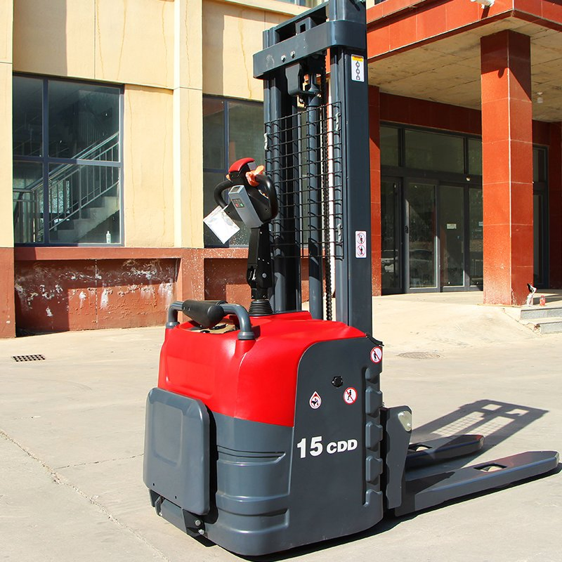 Warehouse Electric Forklift Truck Hydraulic Stacker Trucks Pallet Truck Four Wheel Battery Forklift Truck