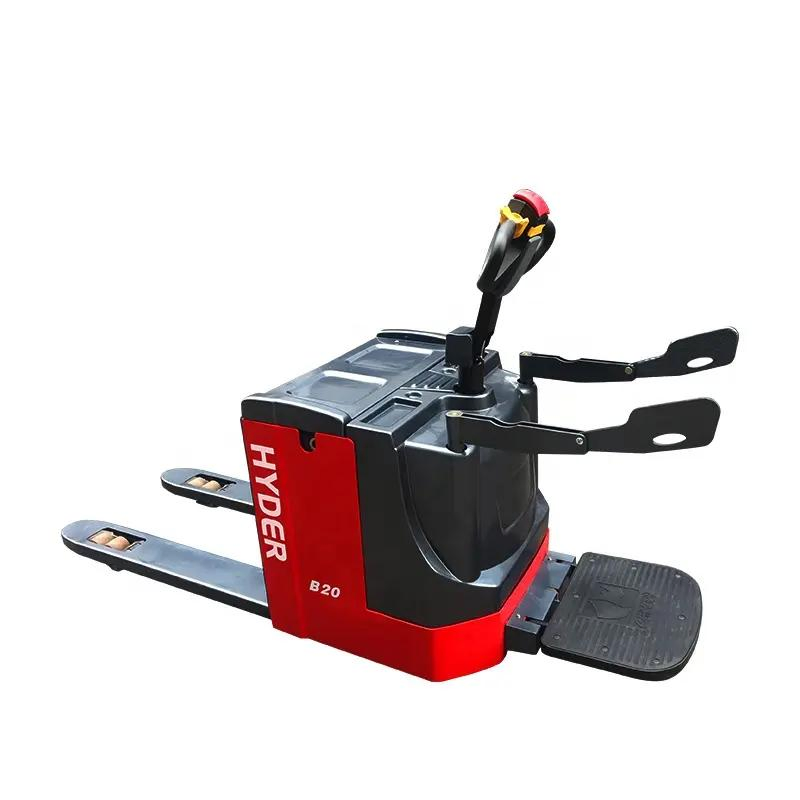 Electric Powered Rider Pallet Jack 4400lbs Capacity Stand on Pallet Truck