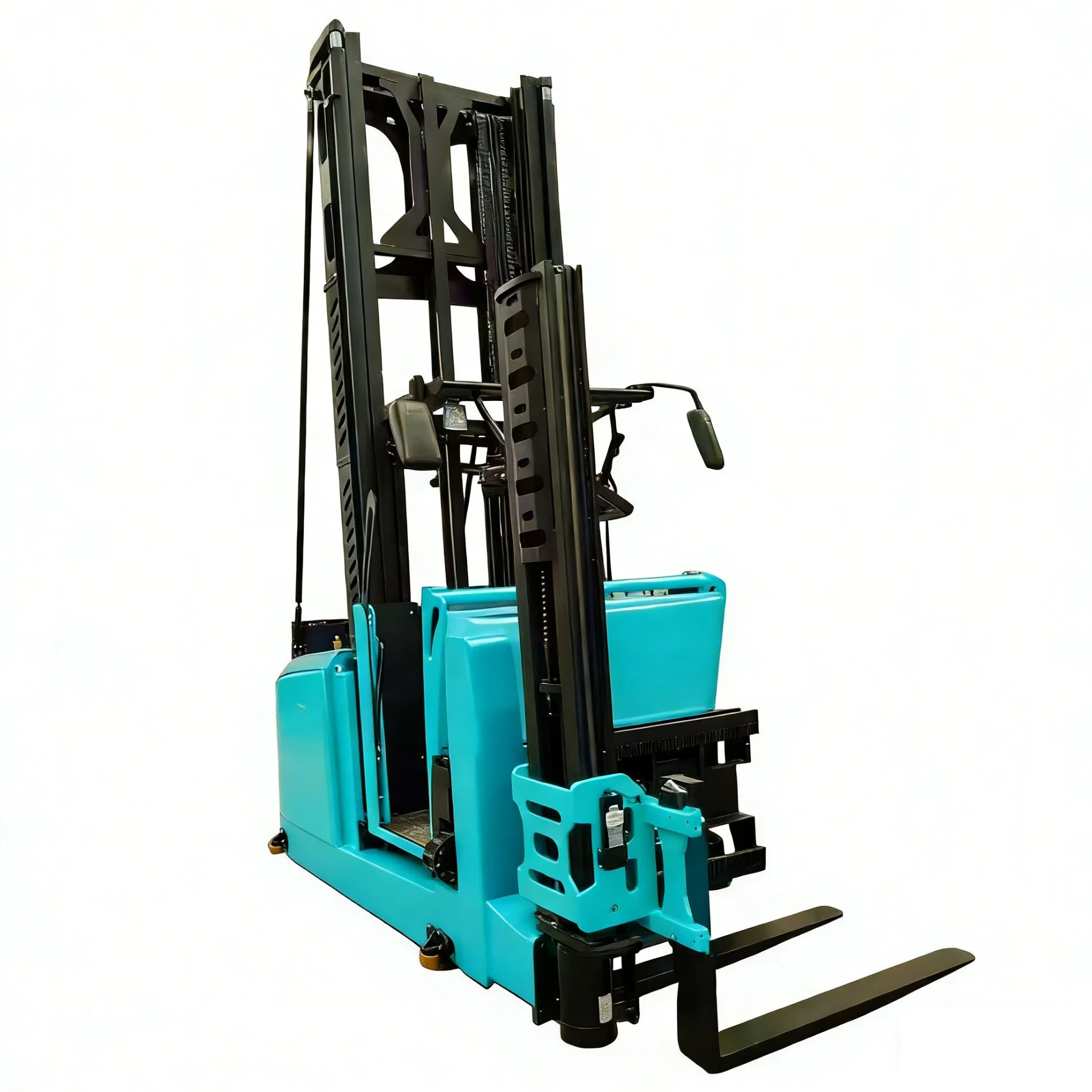 High-Performance Stable-Lifting Pallet Stacking Seated Reach Stacker for Warehouse Use