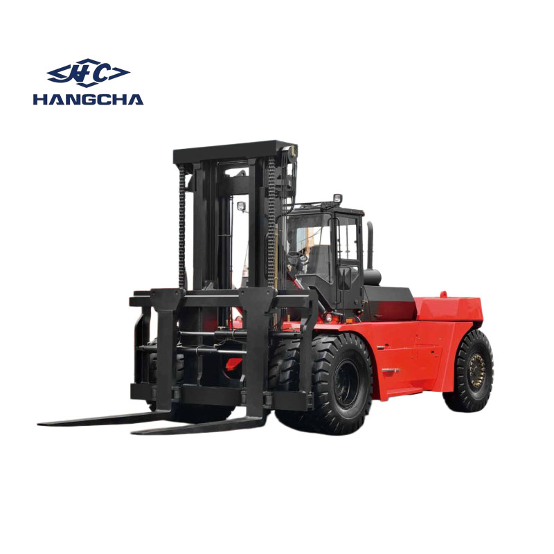 Hangcha Counterbalance Forklift 28ton Heavy Duty Forkfocus Truck with Container Mast