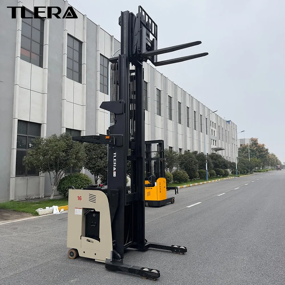 1.6t Electric Reach Truck with High Lift Mast for Warehouse Storage