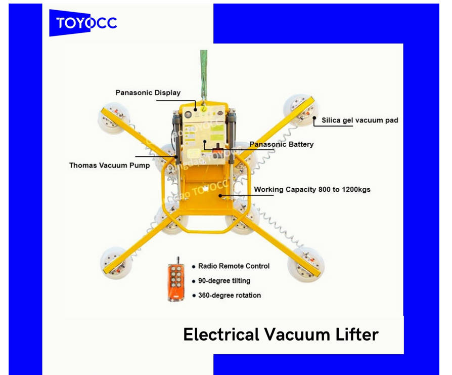 Glass Lifting and Carrying Devices Electrically Operated Lifting System Manual Vacuum Lifter Glass Vacuum Lifters Indoors