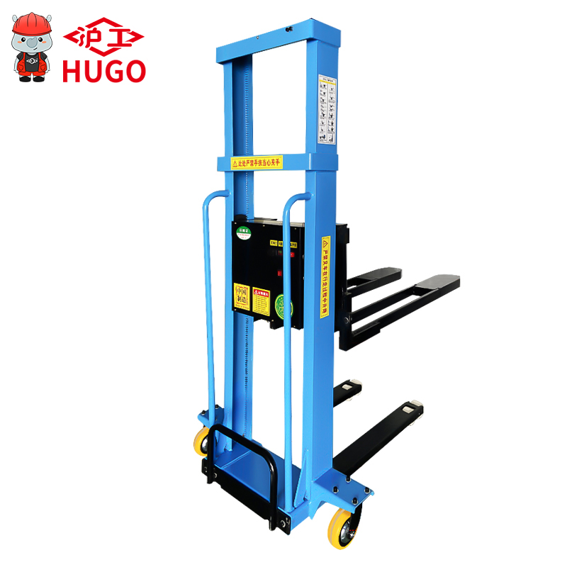 Best Seller 1000kg Self Loading Walky Hand Push Walkie Stacker