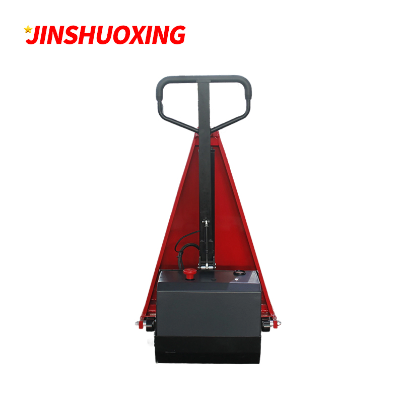 Warehouse 1500kg Semi Electric Pallet Jack Truck High Lift Pallet Truck