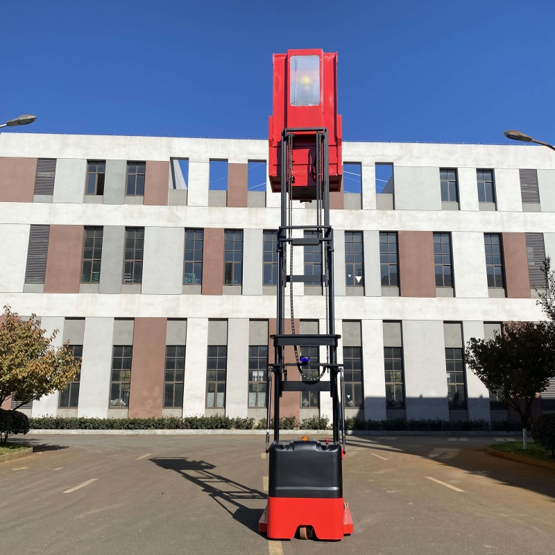 Warehouse Picker Order 1.5 Ton Order Picker High - Lift Electric Order Picking Vehicle