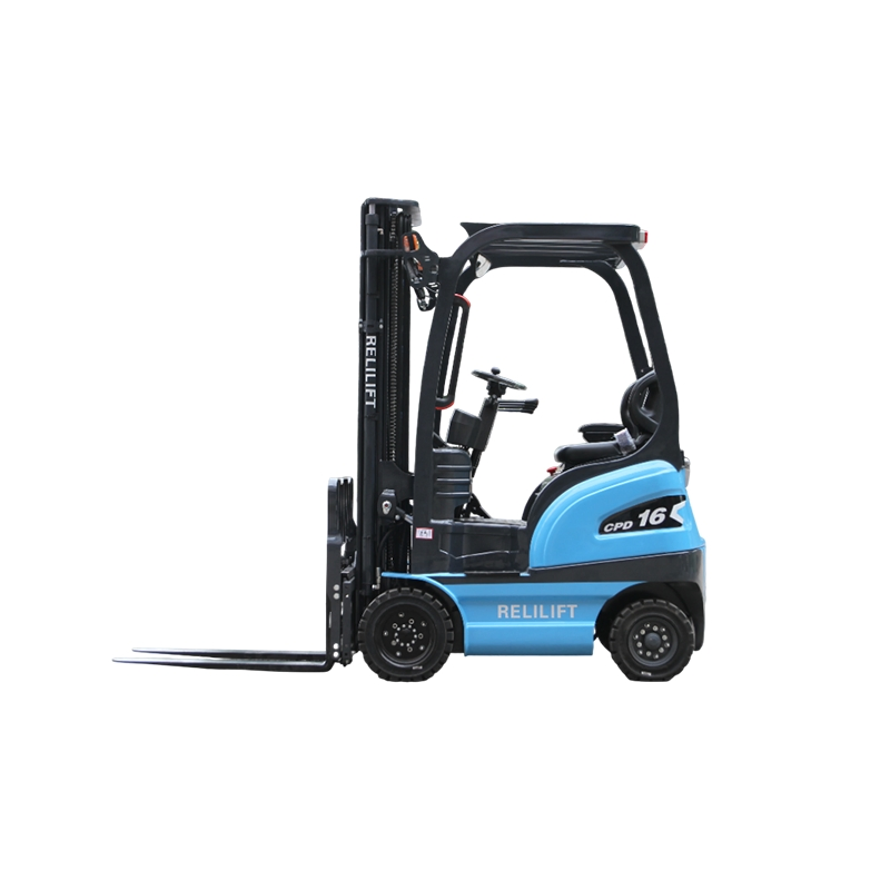 Lithium Battery Powered Warehouse Stacking 1.5 Ton Electric Forklift