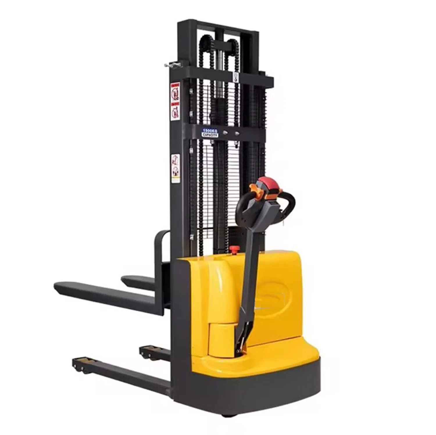Compact Electric Forklift for Efficient Narrow Aisle Operations