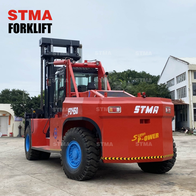 Stma High Quality Heavy Duty 45t 45ton 45tonne Container Diesel Forklift Truck