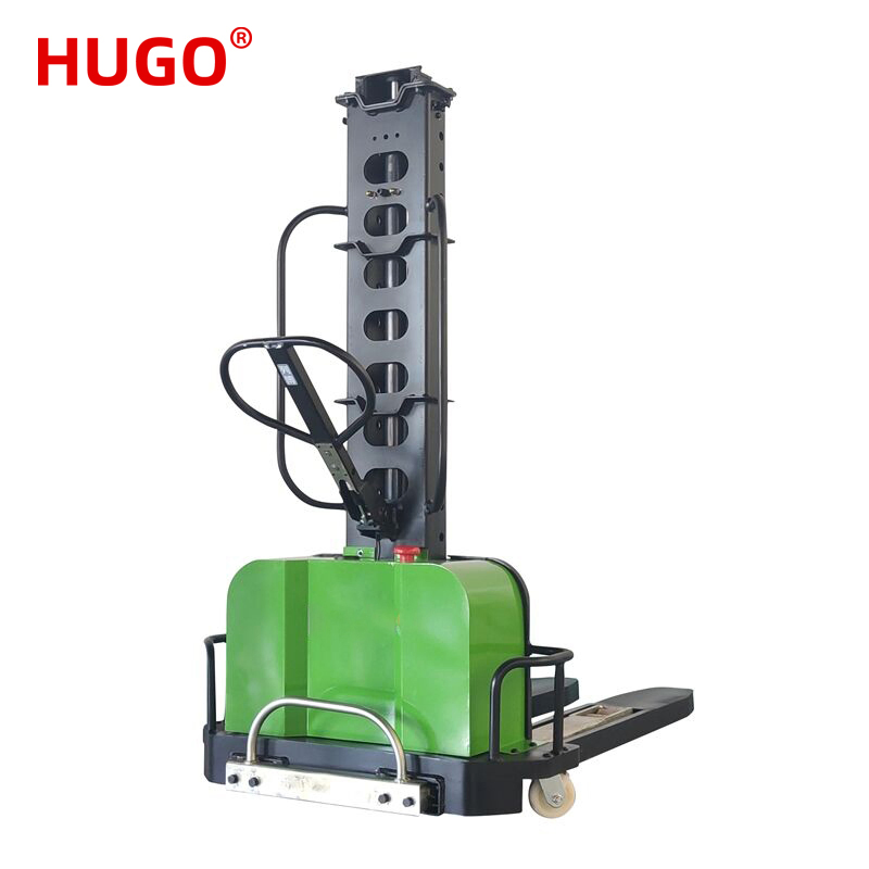 High Reach Pallet Self Loading Pallet Reclaimers Electric Stacker