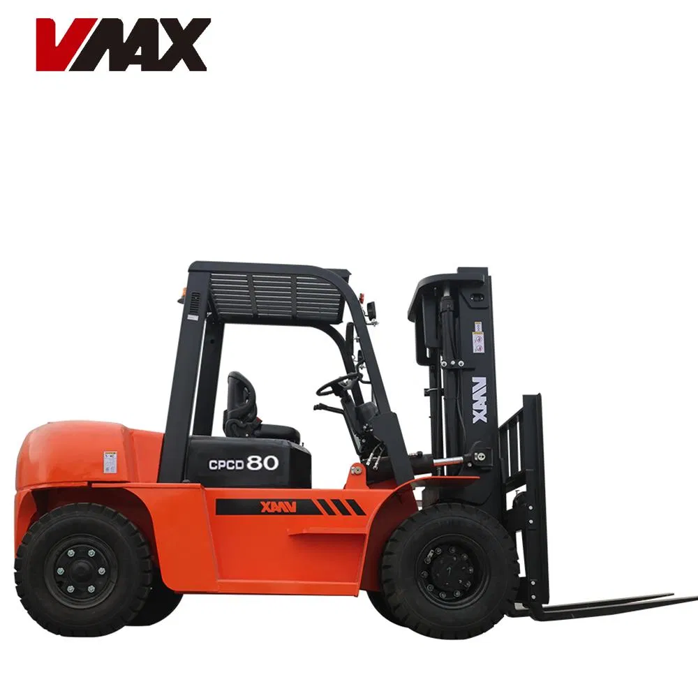 Heavy Duty Lifting Machine 8ton High Efficiency Forklift Truck