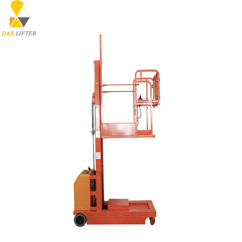 Electric Order Picker Truck New Stainless Steel Warehouse Picking Machine