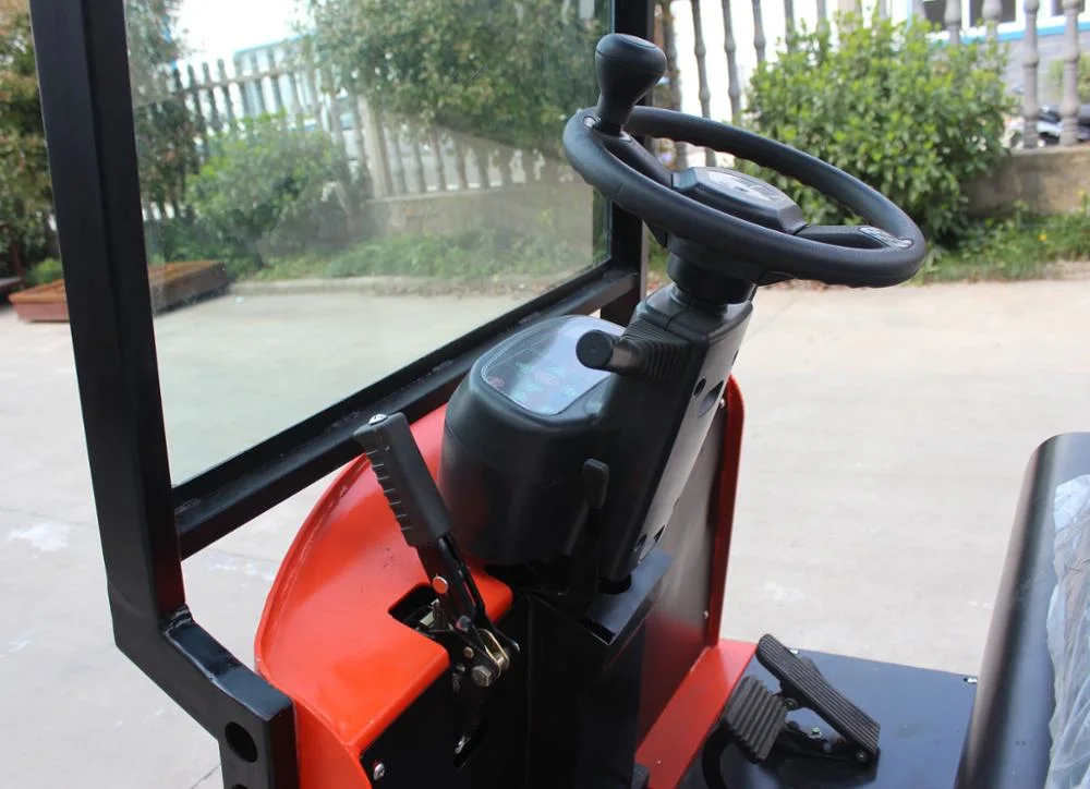 6000 Kg 6.0 Tonne AC Power Electric Tow Tractor Airport Baggage Towing Trucks with CE Certification