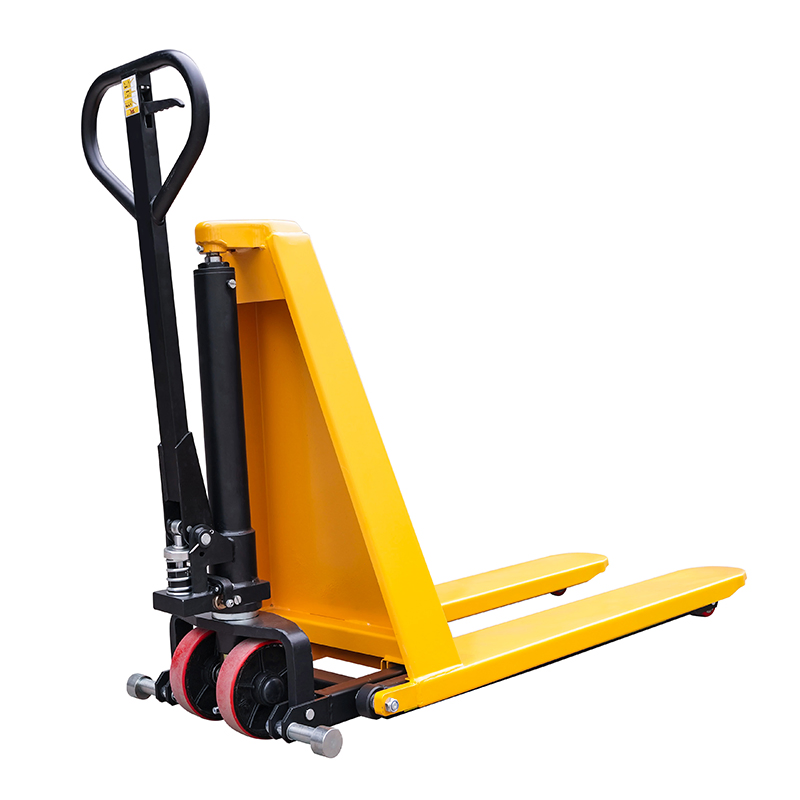 Reliable Hydraulic Warehouse Handler 1500kg 800mm Max Lift High Lift Scissor Pallet Truck