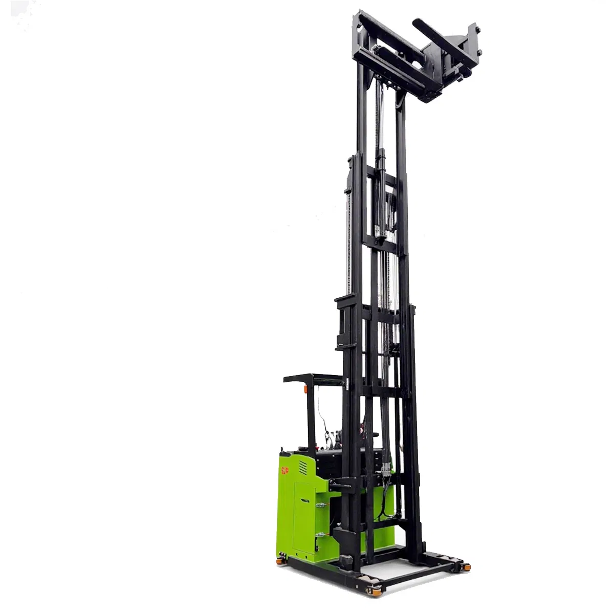 2t Three-Way Electric Forklift/3way Forklift: 6m Lift, 180° Rotation for Space-Optimized Warehousing.