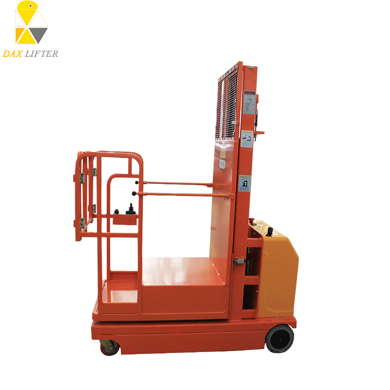 Electric Order Picker Truck New Stainless Steel Warehouse Picking Machine