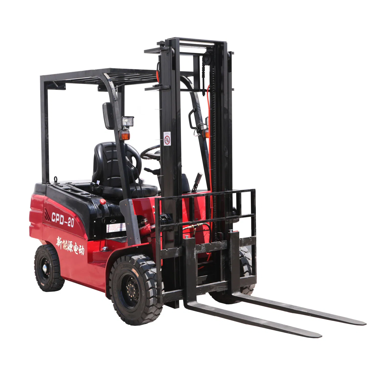 Lithium Battery Powered Electric Reach Stacker Forklift with 2.5t/Ton 2500kg Load Capacity