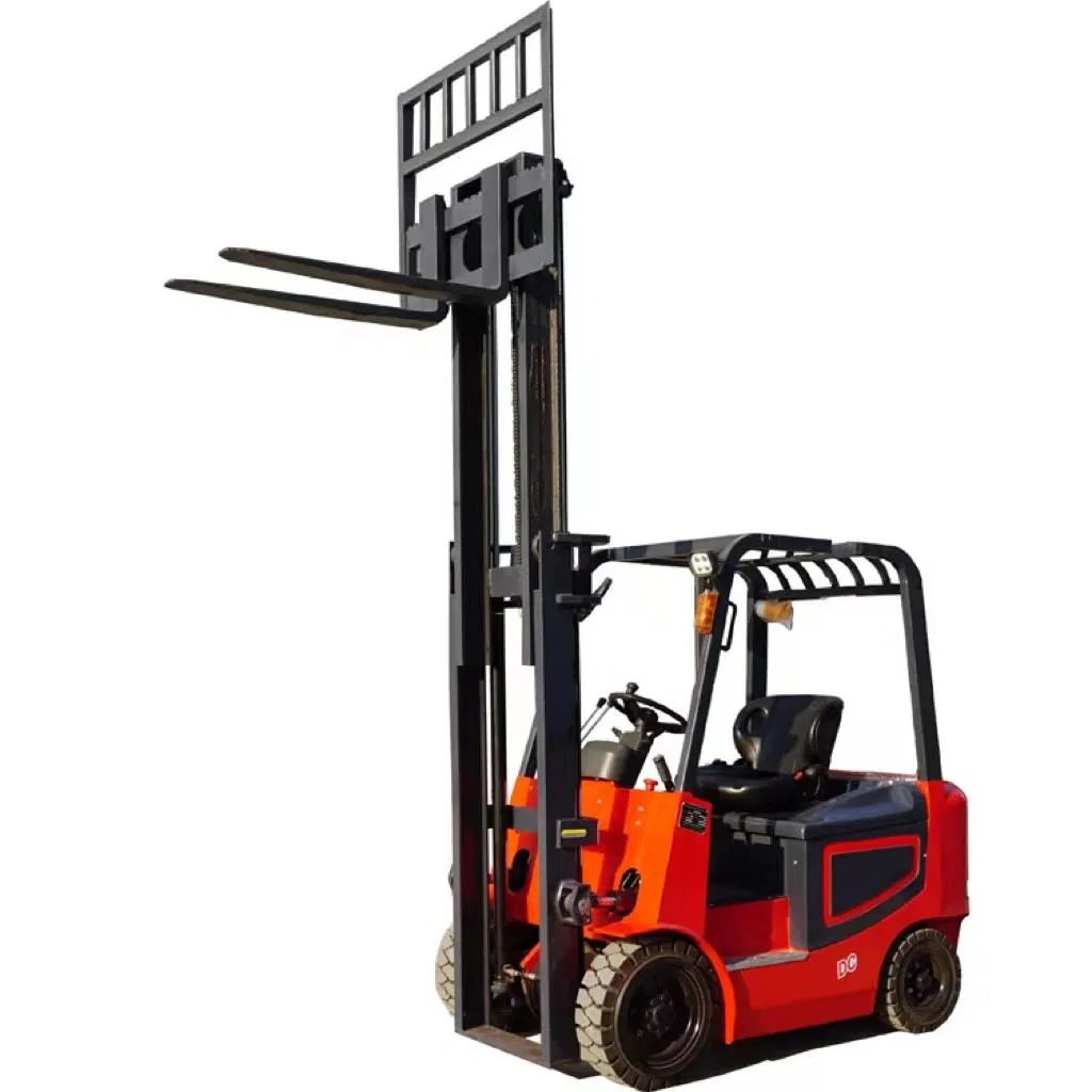 4 Wheel Electric Powered Forklift Trucks with Lithium Battery 1.5ton 1500kg 3m