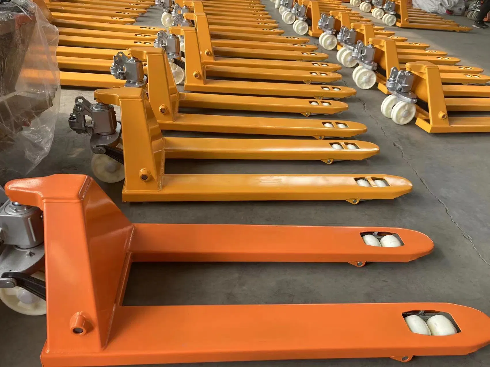 Explosive Models Forklift Convenient and Labor-Saving Center Rider Quick Lift Hand Pallet Truck