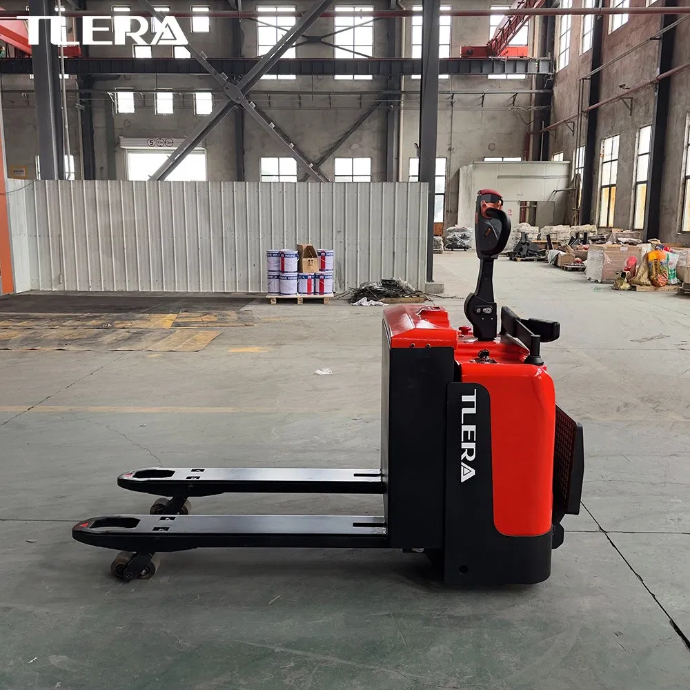 3 Ton Electric Stand on Pallet Truck Rider Type for High Volume Warehousing