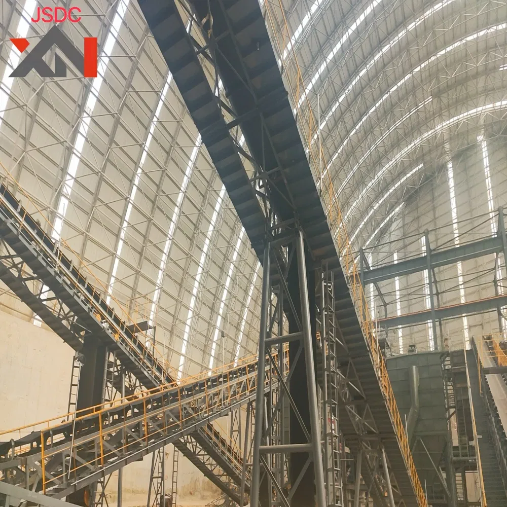 Durable Heavy Duty Belt Conveyor for Indoor Bulk Material Handling