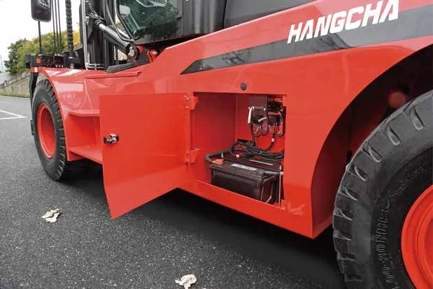 Heavy Forklift Front View