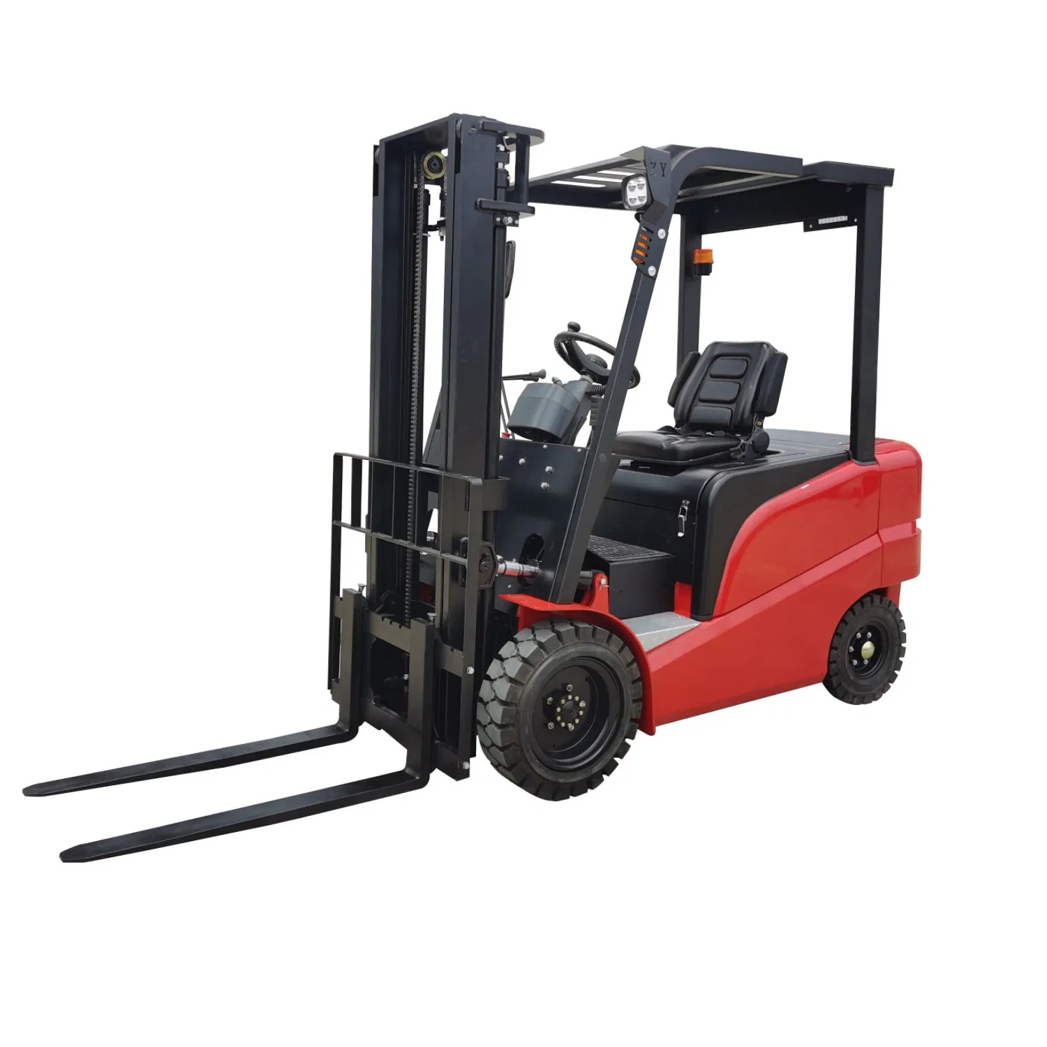 4 Wheel Electric Powered Forklift Trucks with Lithium Battery 1.5ton 1500kg 3m