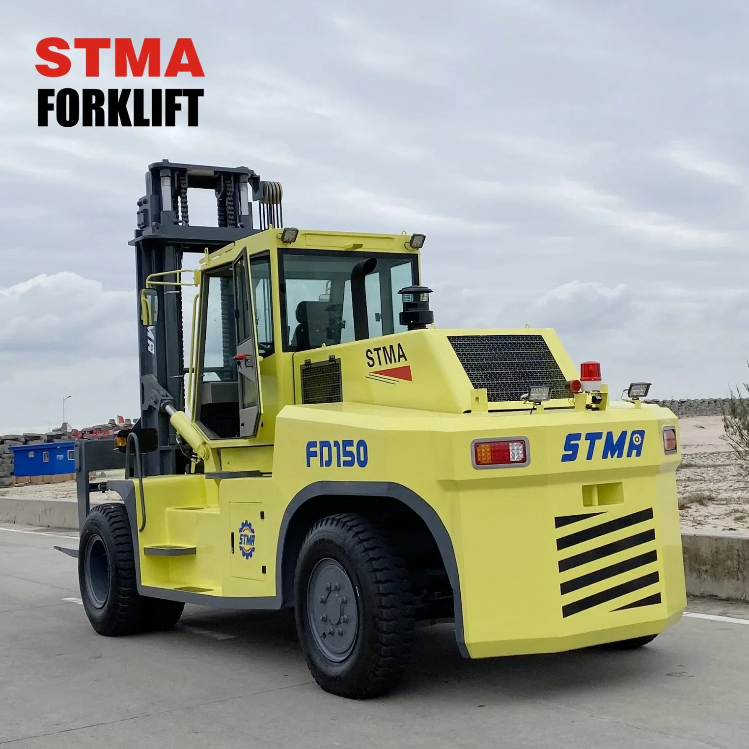 Stma 12-16 Ton Rough Terrain Portable Diesel Electric Mini Hand Push Manual Forklift with Spare Parts Forklifts
