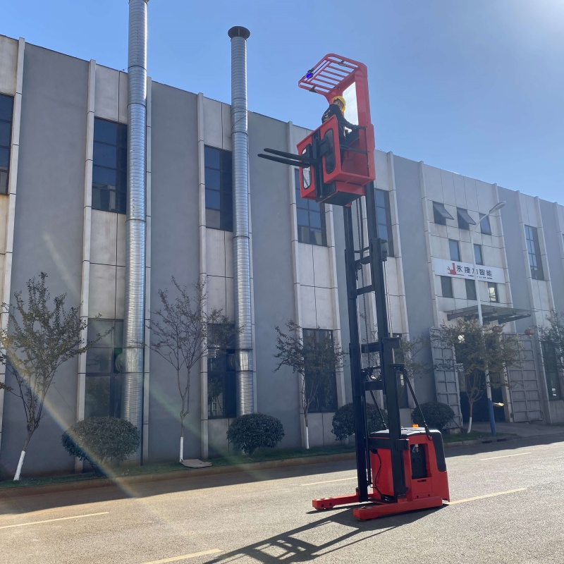 Warehouse Picker Order 1.5 Ton Order Picker High - Lift Electric Order Picking Vehicle